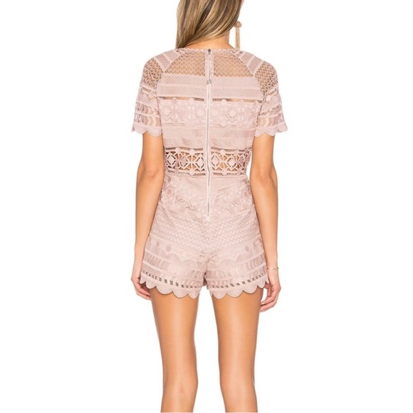 Saylor Shannon romper in blush. Size Medium. Absolutely gorgeous. EUC. - Picture 2 of 16